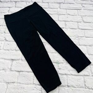 Athleta Womens XS Black Supplex Lycra Sport Capri Leggings Activewear